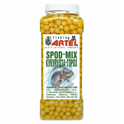 SPOD-MIX Fishing Artel, 1л (Горох-Кукурудза)